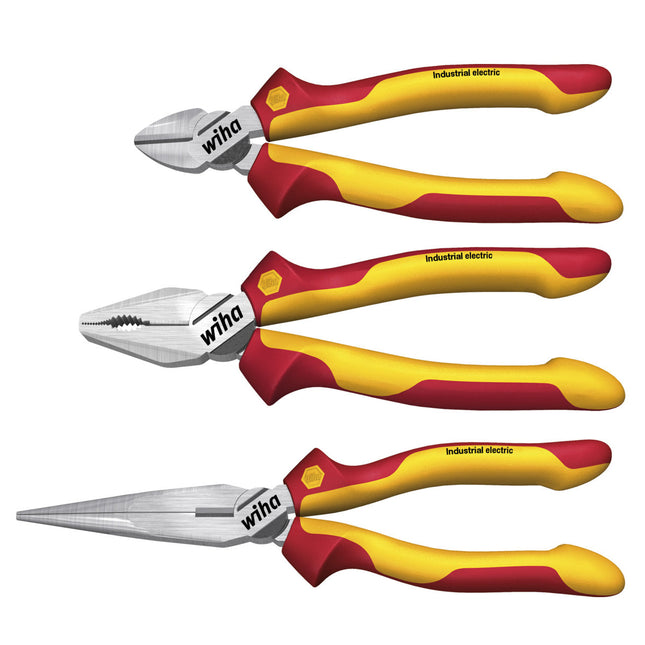Wiha WHA-38637 Plier Set of 3 Piece - MonkeyTools