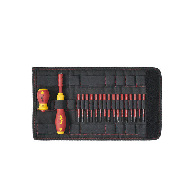 Wiha WHA-41231 SoftFinish Electric SlimVario Screwdriver Set of 19 Piece - MonkeyTools