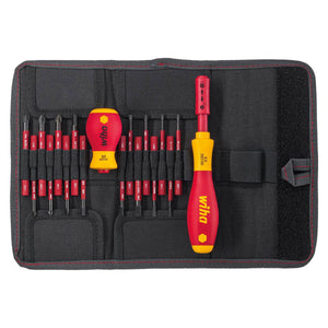 Wiha WHA-41231 SoftFinish Electric SlimVario Screwdriver Set of 19 Piece - MonkeyTools