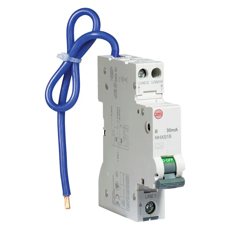 WYLEX 6A 30MA SP TYPE B RCBO - MonkeyTools