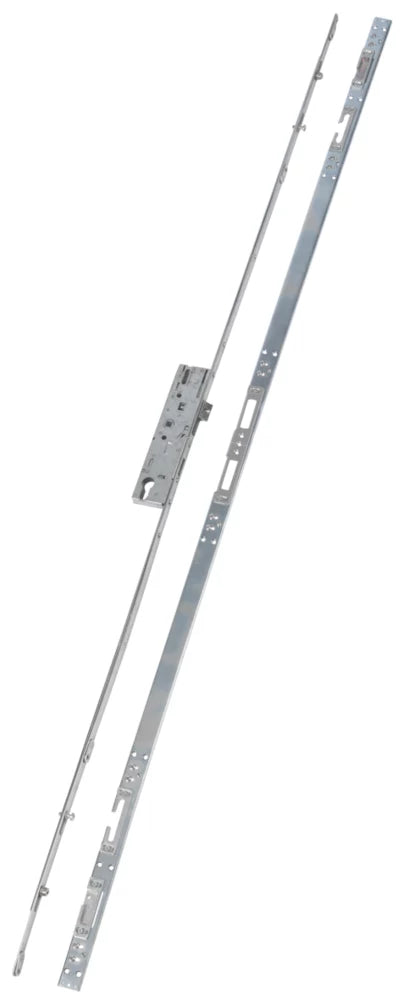 YALE DOORMASTER SILVER UNIVERSAL REPLACEMENT UPVC DOOR LOCK 53MM CASE - 35MM BACKSET - MonkeyTools