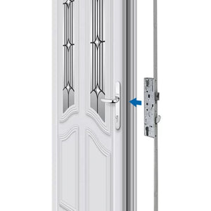 YALE DOORMASTER SILVER UNIVERSAL REPLACEMENT UPVC DOOR LOCK 53MM CASE - 35MM BACKSET - MonkeyTools